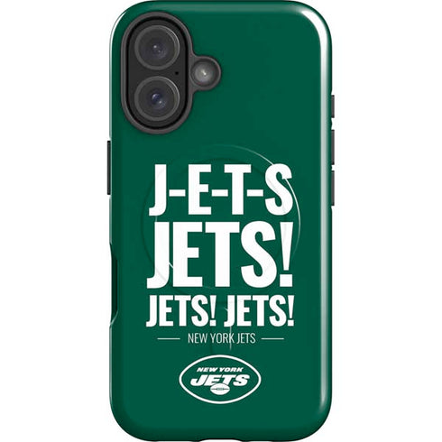 NFL New York Jets Team Motto iPhone 16 Magsafe Impact Case