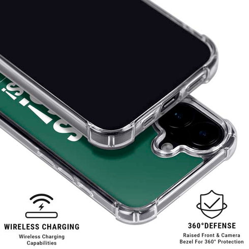 NFL New York Jets Team Motto iPhone 16 Plus Clear Case
