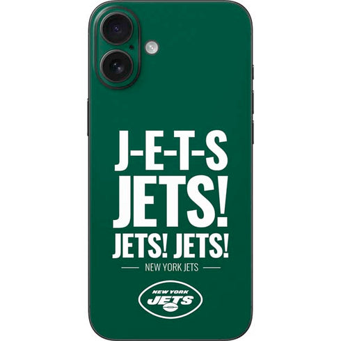NFL New York Jets Team Motto iPhone 16 Plus Skin