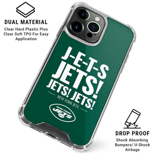 NFL New York Jets Team Motto iPhone 16 Pro Clear Case