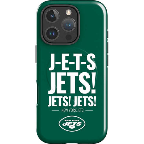 NFL New York Jets Team Motto iPhone 16 Pro Magsafe Impact Case