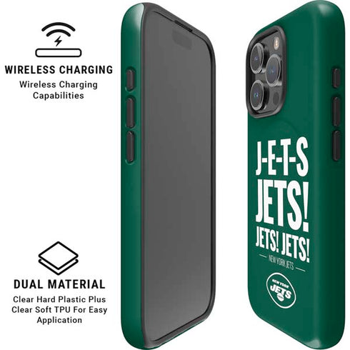 NFL New York Jets Team Motto iPhone 16 Pro Magsafe Impact Case