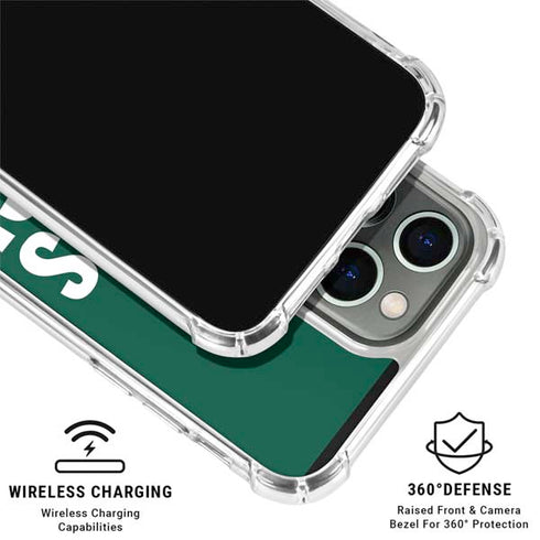 NFL New York Jets Team Motto iPhone 16 Pro Max Clear Case