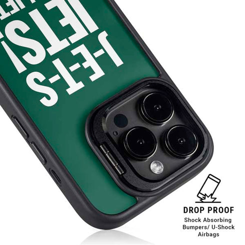 NFL New York Jets Team Motto iPhone 16 Pro Max Kickstand Case