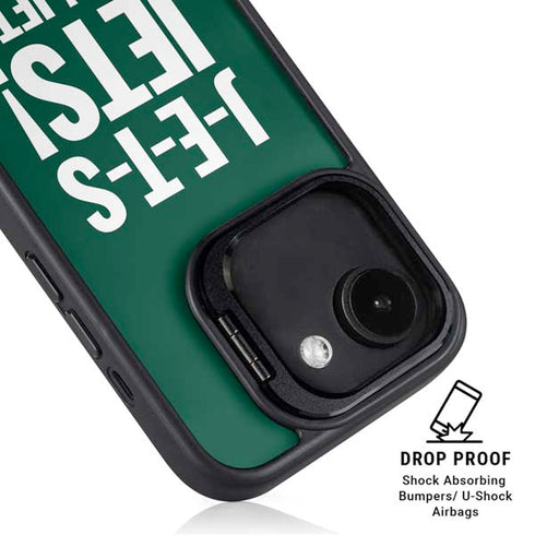 NFL New York Jets Team Motto iPhone 16e Kickstand Case