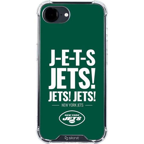 NFL New York Jets Team Motto iPhone 16e Clear Case