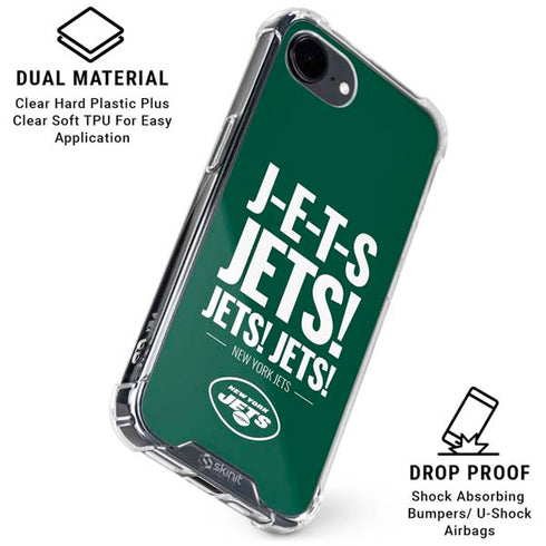 NFL New York Jets Team Motto iPhone 16e Clear Case