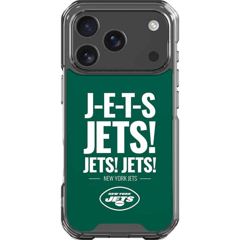 NFL New York Jets Team Motto iPhone 18 Pro Clear Case