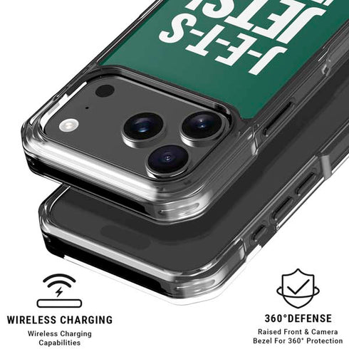 NFL New York Jets Team Motto iPhone 18 Pro Clear Case