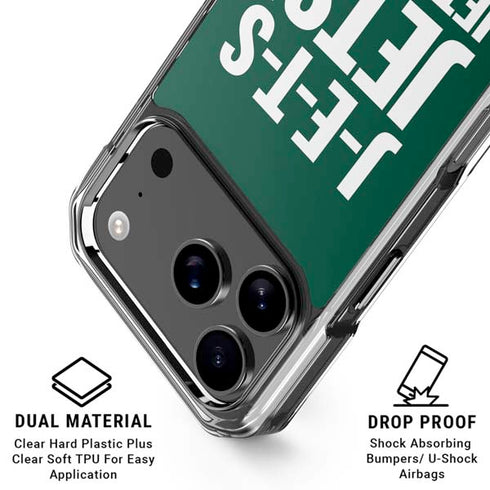 NFL New York Jets Team Motto iPhone 18 Pro Clear Case
