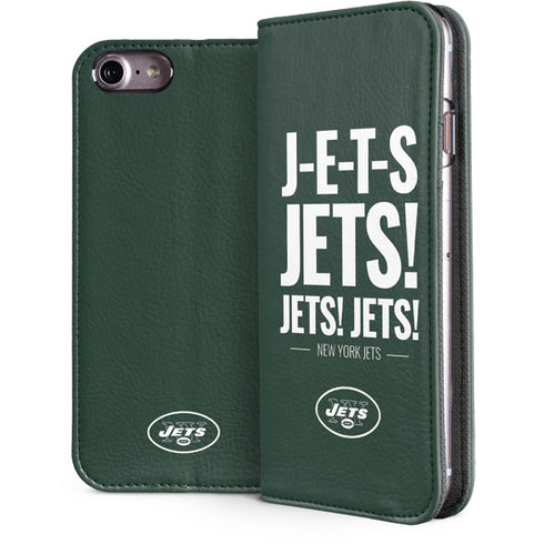 NFL New York Jets Team Motto iPhone 8 Folio Case