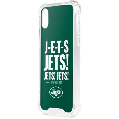 NFL New York Jets Team Motto iPhone XS Clear Case