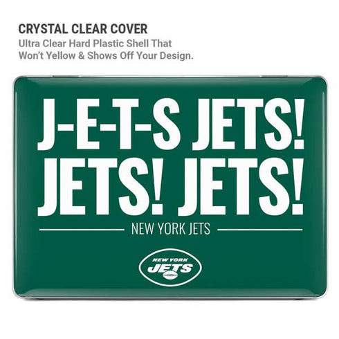 NFL New York Jets Team Motto MacBook Pro 14in (2021-24) Case plus Skin