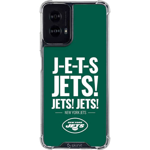 NFL New York Jets Team Motto Moto G Power 5G (2024) Clear Case
