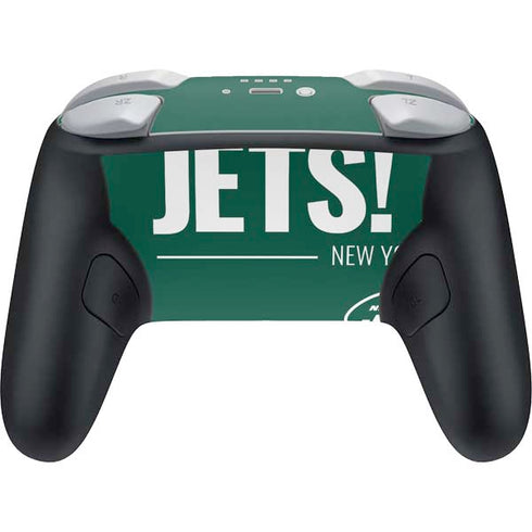 NFL New York Jets Team Motto Nintendo Switch 2 (2025) Pro Controller Skin