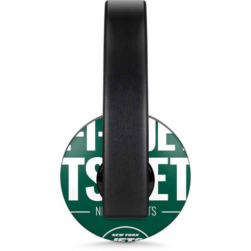 NFL New York Jets Team Motto PlayStation 4 Gold Wireless Headset Skin
