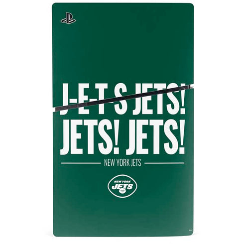 NFL New York Jets Team Motto PS5 Slim Digital Edition Console Skin