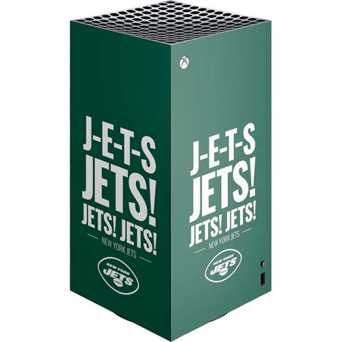 NFL New York Jets Team Motto XBox Series X Digital Edition Console Skin