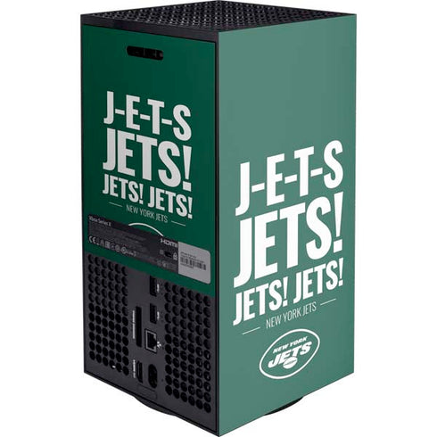 NFL New York Jets Team Motto XBox Series X Digital Edition Console Skin