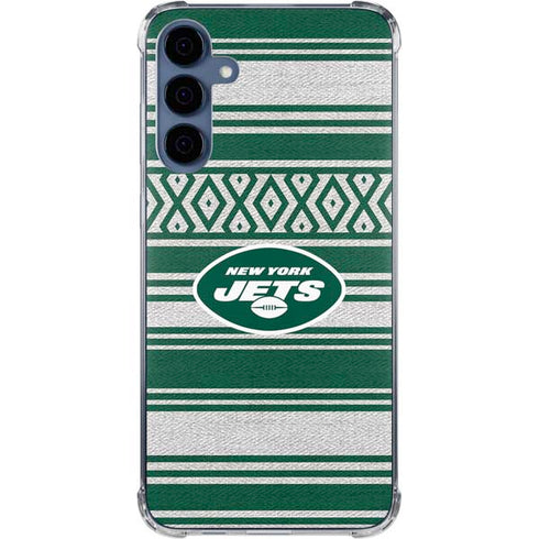 NFL New York Jets Trailblazer Galaxy A55 5G Clear Case