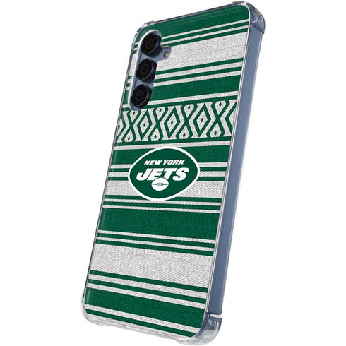 NFL New York Jets Trailblazer Galaxy A55 5G Clear Case