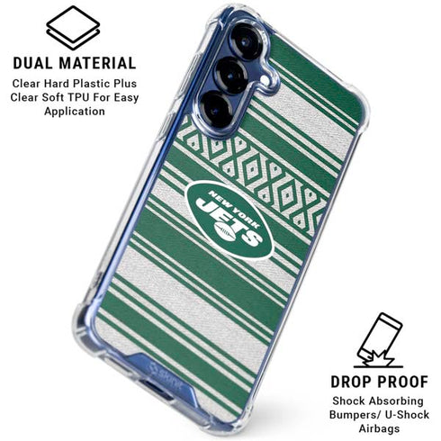 NFL New York Jets Trailblazer Galaxy S25 Clear Case