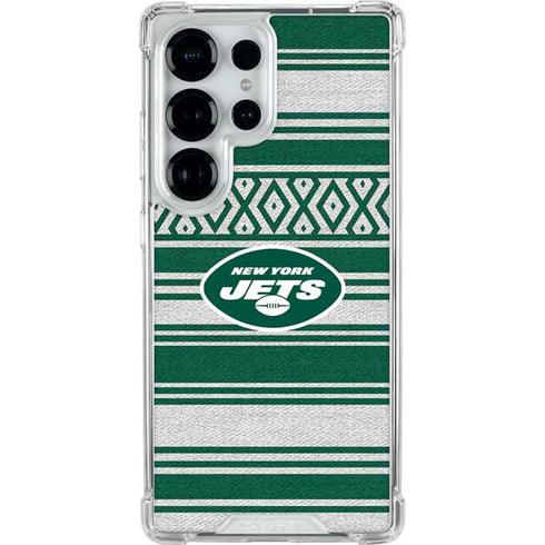 NFL New York Jets Trailblazer Galaxy S25 Ultra Clear Case