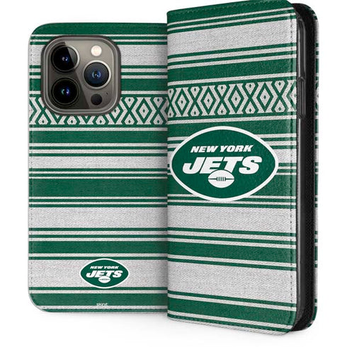 NFL New York Jets Trailblazer iPhone 14 Pro Folio Case