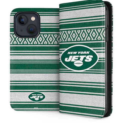 NFL New York Jets Trailblazer iPhone 15 Folio Case