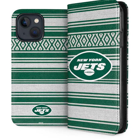 NFL New York Jets Trailblazer iPhone 15 Plus Folio Case