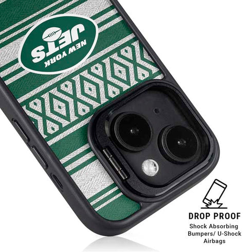 NFL New York Jets Trailblazer iPhone 15 Plus Kickstand Case