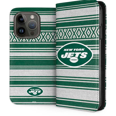 NFL New York Jets Trailblazer iPhone 15 Pro Folio Case