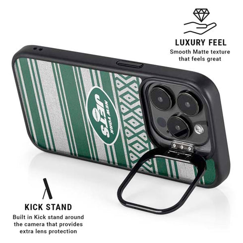 NFL New York Jets Trailblazer iPhone 15 Pro Kickstand Case