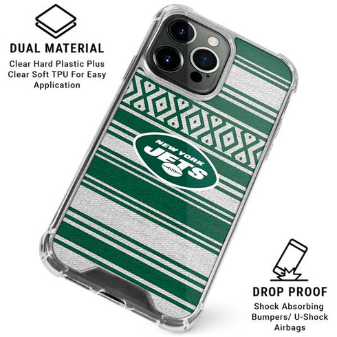 NFL New York Jets Trailblazer iPhone 16 Pro Clear Case