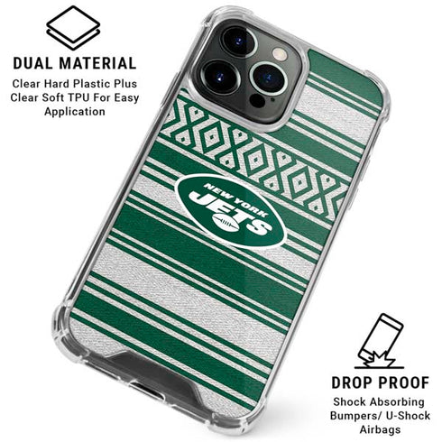 NFL New York Jets Trailblazer iPhone 16 Pro Max Clear Case
