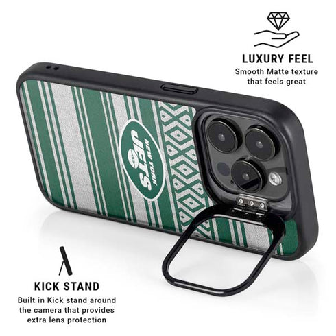 NFL New York Jets Trailblazer iPhone 16 Pro Max Kickstand Case