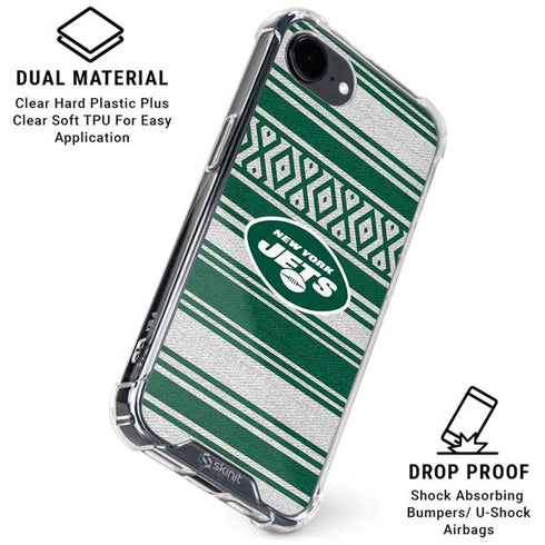 NFL New York Jets Trailblazer iPhone 16e Clear Case