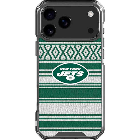 NFL New York Jets Trailblazer iPhone 18 Pro Max Clear Case