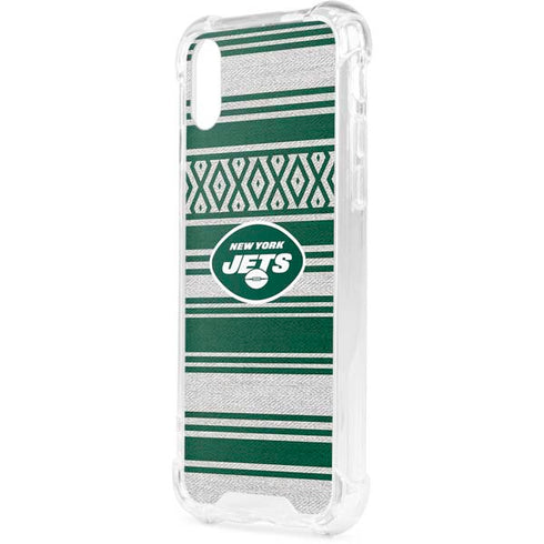 NFL New York Jets Trailblazer iPhone XS Clear Case
