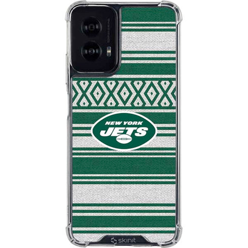 NFL New York Jets Trailblazer Moto G Power 5G (2024) Clear Case