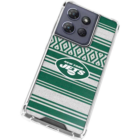 NFL New York Jets Trailblazer Moto G Stylus 5G (2025) Clear Case