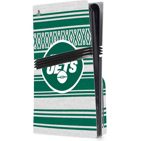 NFL New York Jets Trailblazer PS5 Pro Disk Console Skin