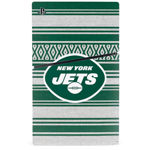 NFL New York Jets Trailblazer PS5 Slim Digital Edition Console Skin