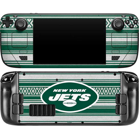 NFL New York Jets Trailblazer Steam Deck Handheld Gaming Computer OLED Skin