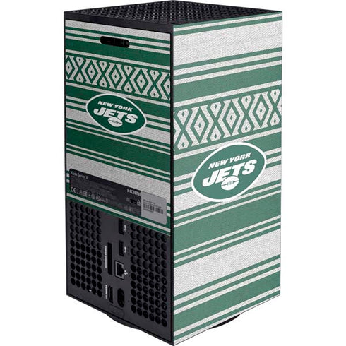 NFL New York Jets Trailblazer XBox Series X Digital Edition Console Skin