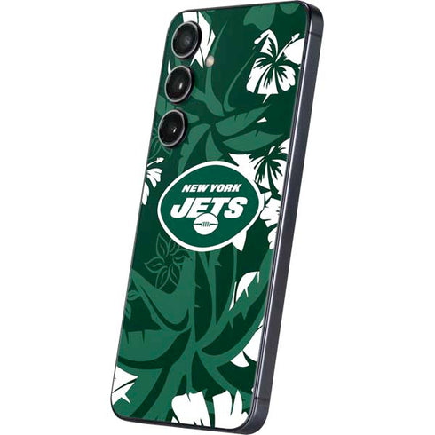NFL New York Jets Tropical Print Galaxy A16 5G Skin