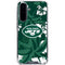 NFL New York Jets Tropical Print Galaxy A36 5G Clear Case