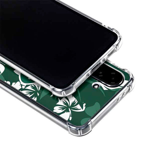 NFL New York Jets Tropical Print Galaxy A36 5G Clear Case