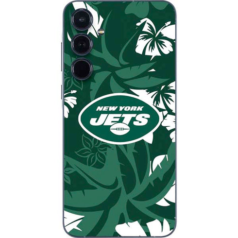 NFL New York Jets Tropical Print Galaxy A36 5G Skin