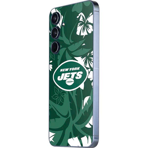 NFL New York Jets Tropical Print Galaxy A36 5G Skin